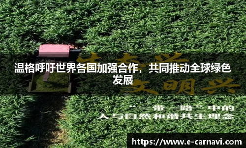 温格呼吁世界各国加强合作，共同推动全球绿色发展