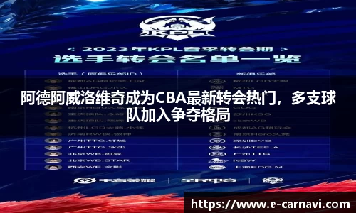 阿德阿威洛维奇成为CBA最新转会热门，多支球队加入争夺格局